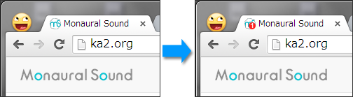 未読の新着記事の数をバッジとしてfaviconに付ける